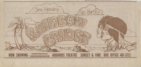 Rainbow Bridge Handbill