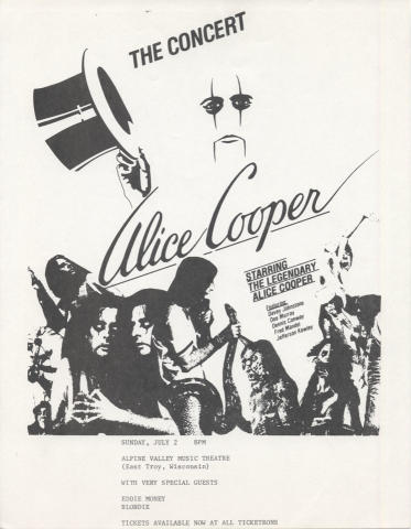 Alice Cooper Handbill