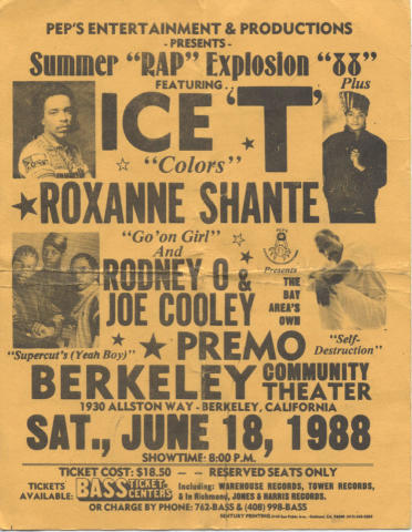Summer "Rap" Explosion "88" Handbill