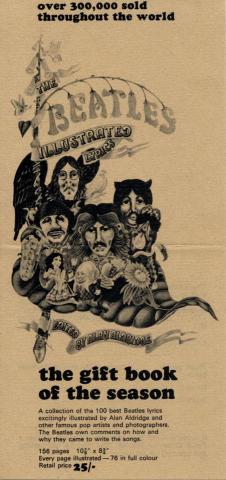 The Beatles Illustrated Lyrics Handbill