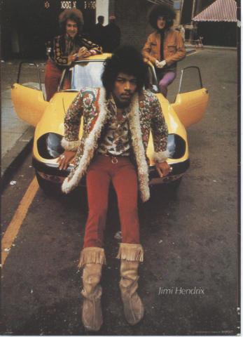 Jimi Hendrix Postcard