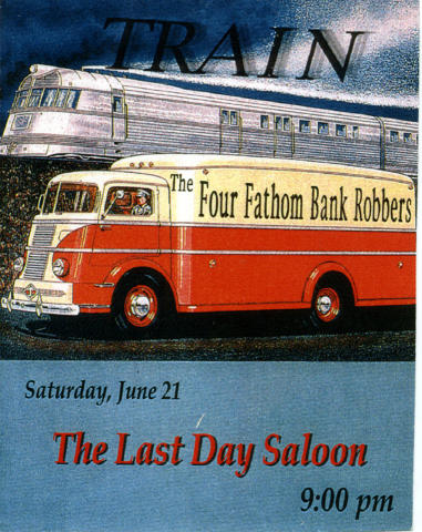 The Four Fathom Bank Robbers Handbill