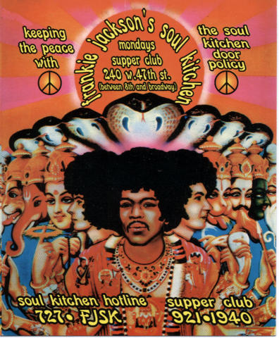 Frankie Jackson's Soul Kitchen Handbill