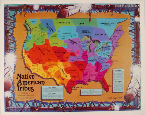 Native American Tribes Poster
