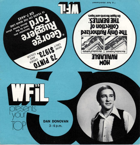 WFIL presents your Top 30 Handbill