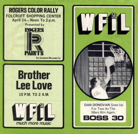 WFIL presents your Top 30 Handbill