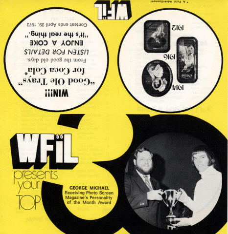 WFIL presents your Top 30 Handbill