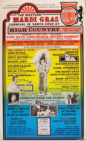 The Western Mardi Gras Carnival In Santa Cruz Poster