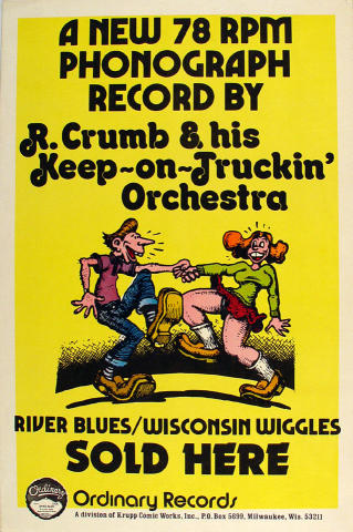 R. Crumb & His Keep-On-Truckin' Orchestra Poster