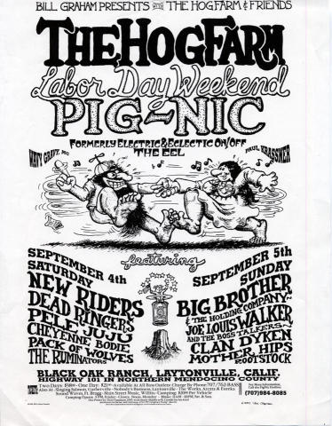 The Hog Farm And Friends Handbill