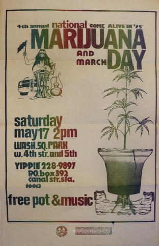 Marijuana and March Day Poster