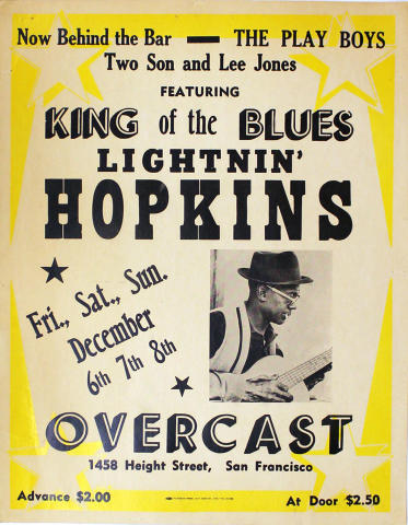 Lightnin' Hopkins Poster