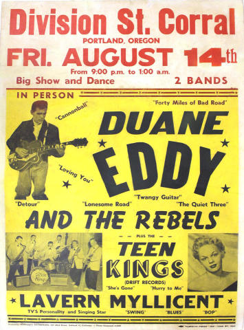Duane Eddy and the Rebels Poster