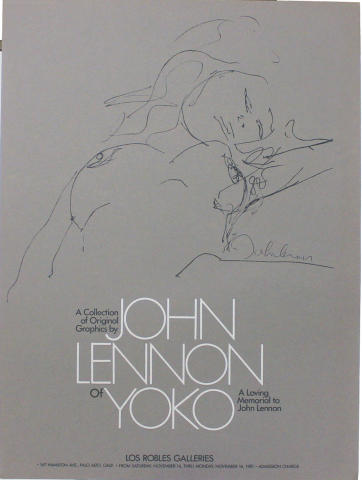 John Lennon and Yoko Ono Poster