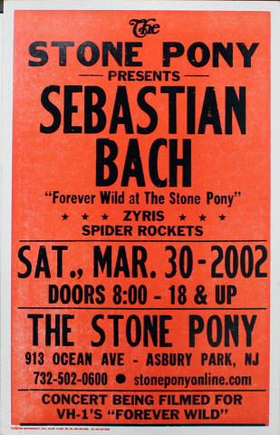 Sebastian Bach Poster