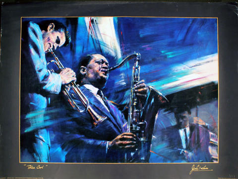 Blue Cool Poster