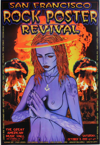 San Francisco Rock Poster Revival Poster
