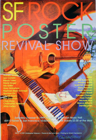 San Francisco Rock Poster Revival Poster