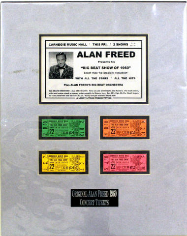 Alan Freed Vintage Ticket