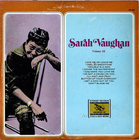 Sarah Vaughan Vinyl 12"