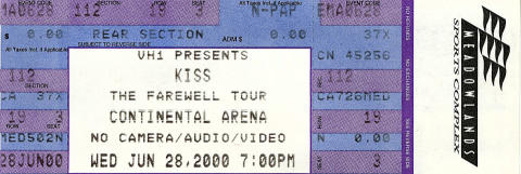 Kiss Vintage Ticket