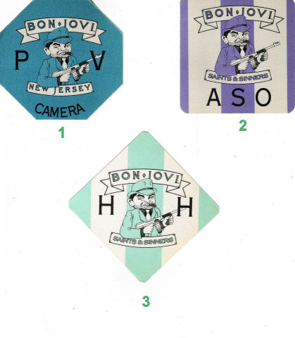 Bon Jovi Backstage Pass