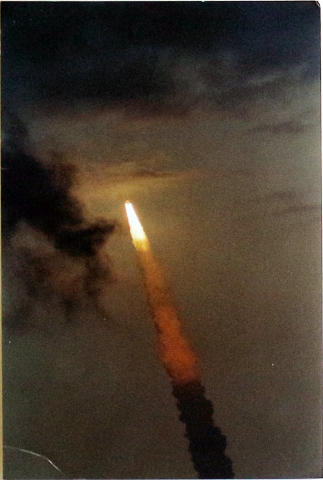 Space Shuttle Endeavor Vintage Print