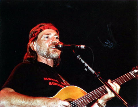 Willie Nelson Vintage Print
