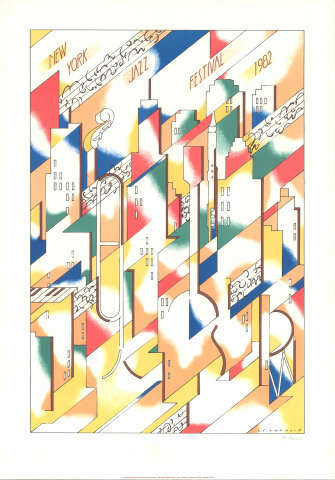 New York Jazz Festival 1982 Poster