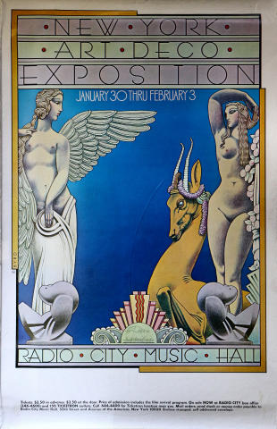 New York Arts Deco Exposition Poster