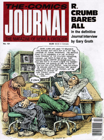 Fantagraphics: The Comics Journal #121