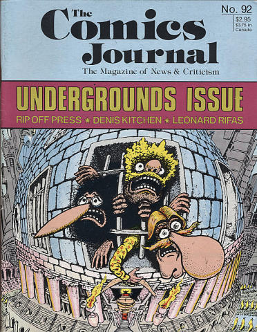 Fantagraphics: The Comics Journal #92