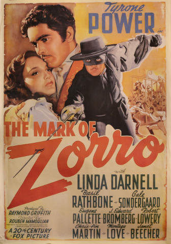 The Mark of Zorro Poster