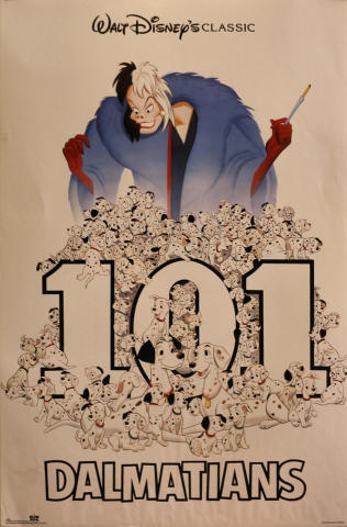 101 Dalmatians Poster