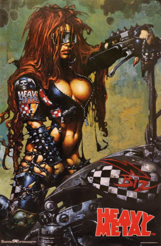 Heavy Metal: Biker Girl Poster