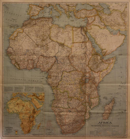 Map of Africa Poster