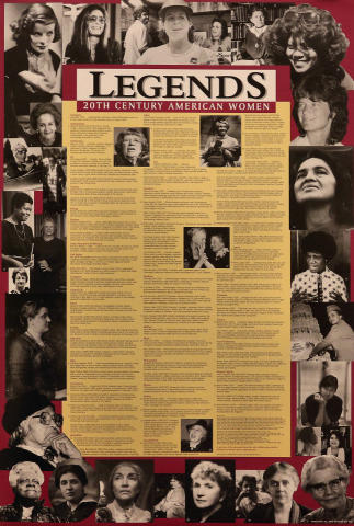 Legends: 20th Century American Women Poster