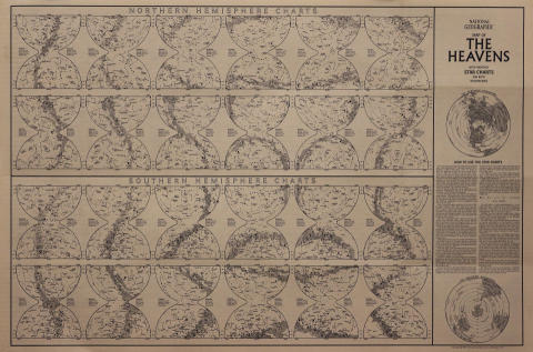Map Of The Heavens Poster