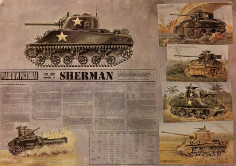 Plaistow Pictorial Sherman Fact Sheet Poster