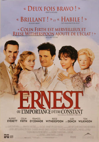Earnest Ou L'importance D'etre Constant Poster