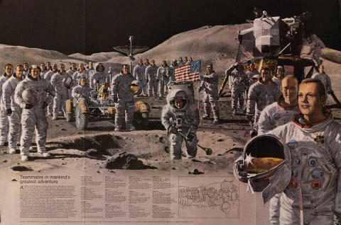 Teammates In Mankind's Greatest Adventure Poster