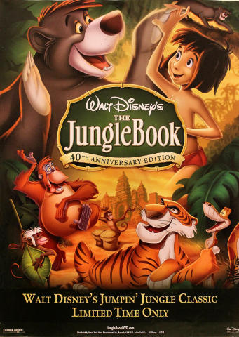Walt Disney's The Jungle Book: 40th Anniversary Edition Poster