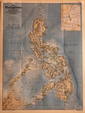 National Geographic: Map Of The Philippines Poster