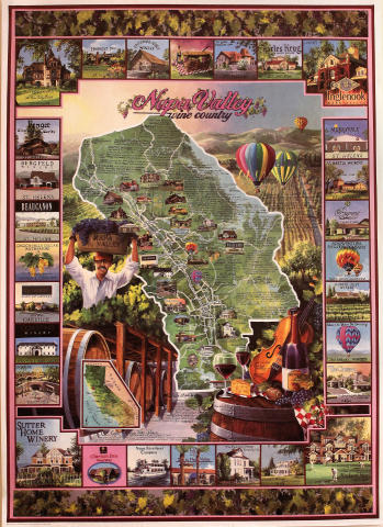 Napa Valley Wine Country Poster