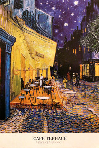 Cafe Terrace Poster