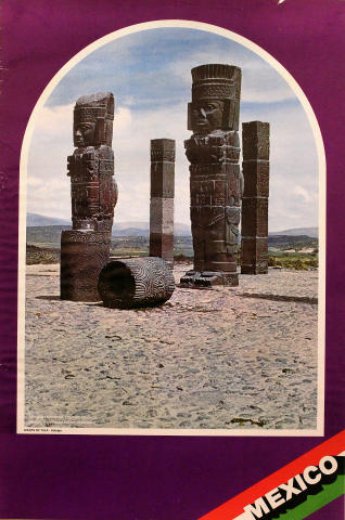 Mexico - Giants of Tula Poster