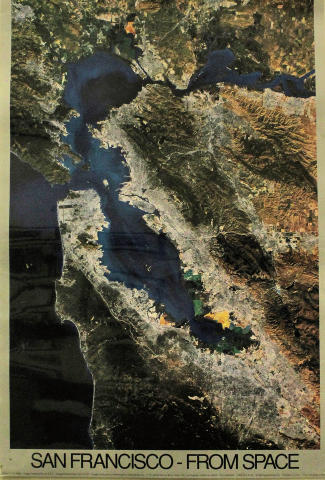 San Francisco - From Space Poster