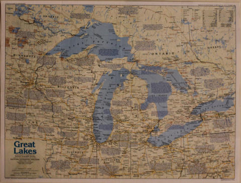 National Geographic: Great Lakes Poster