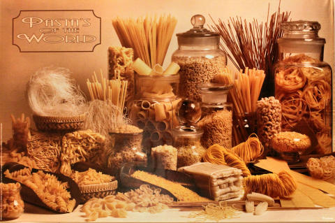 Pasta's Of The World Poster