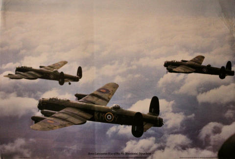 Avro Lancaster B1s of No. 44 Squadron Poster